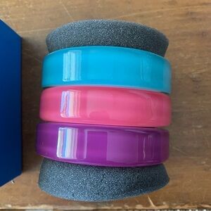 🆕 Vintage 90s QVC Bangle Bracelet Set signed CN